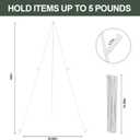 DANMO Easel Stand for Wedding Sign Poster 63'' Instant Display Floor Adjustable Metal Art Easel White
