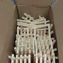 70 Pack 6.3" Mini Wooden Easel for Painting, A-Frame Tabletop Art Display Easel, for Craft Projects, Weddings, Parties, Versatile Canvas Holder for Small Canvases, Business Cards, Signs, Photos