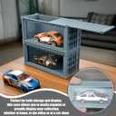 Diecast Car Display Case, 1/64 Scale Model Car Display Case, for Matchbox Wheels Toy Car Display Case Holds, Toy Car Display Organizer Storage Case, for Vehicle Toy Collectibles Memorabilia