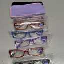 Gaoye 4.0 Reading Glasses for Women, 6 pack Fashion Readers for Women Spring Hinge Eye Glasses, Blue Light Reading Glasses 