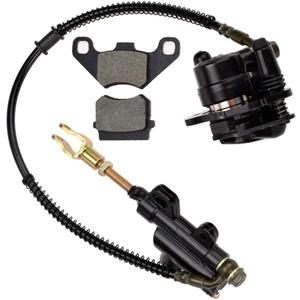 HIAORS Rear Disc Brake Master Cylinder Caliper Assembly for Tao tao Coolster 125cc 110cc Chinese ATV 4-Stroke 90cc 70cc 50cc Kazuma Baja SunL NST Roketa Loncin Lifan Vitacci Quad 4 Wheeler Parts