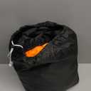 Motorcycle Cover Fits for Harley Davidson Road King Road Glide Electra Glide Low Rider-ST HD Goldwing, All Weather Waterproof Cruiser Motorcycle Cover, Black&Orange (107"-Side Box)