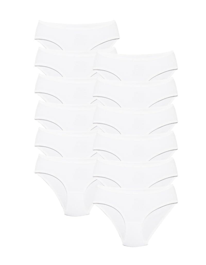 ALYA UNDERWEAR Cotton Girls' Panties, Teen Girl Knickers (6-7 Years - X05)