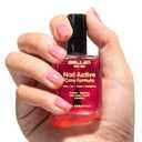 Gellen Pro Bio Active Glow Nail Polish One Step Ridge Filler Nails Concealer & Strengthener with Hexanal B5 Calcium & Grape Seeds Oil for Healthier Nails, Ultra-Glowy Shine, Vegan & Cruelty-free