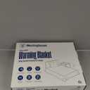 Westinghouse Electric Blanket Twin, Heated Blanket Twin Size with 10 Heating Levels and 1 to 12 Hours Heating Time Settings, Flannel to Sherpa Reversible, Machine Washable (62" x 84", Charcoal)