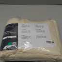 LuxClub 4 PC King Size Sheet Set Deep Pockets 18" Wrinkle Free Cooling Bed Sheets Machine Washable Hotel Bedding Silky Soft - Cream King