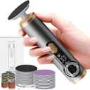 Electric Callus Remover for Feet, Rechargeable Pedicure Tools for Feet with 40PCS Sandpaper Discs, Adjustable Speed Heel Scraper for Cracked Heels, Foot Care Scrubber File for Dry Dead Skin (Silver Gray)