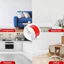 Wall Baseboard Molding Trim 4 Inch x 26 Feet Peel and Stick Trim Molding Flexible Self-Adhesive Vinyl Cove Base Trim Strip for Wall, Floor, Corner and Home Decor, White