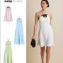 Simplicity SS3133Y5 Misses' Pullover Halter Dress Sewing Pattern Packet, Design Code S3133, Sizes 18-20-22-24-26