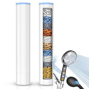 FEELSO Shower Filter for Handheld Shower Head, 2 Pack Replacement Filters for Hard Water Remove Chlorine and Harmful Substances - Only Work with Shower Head B0DHXQRDSH -Model Number 72210BC