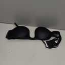 OYOANGLE Womens Deep U Multi-Way Sexy Underwire Push Up Convertible Low Cut Plunge Bra (32B, Black)