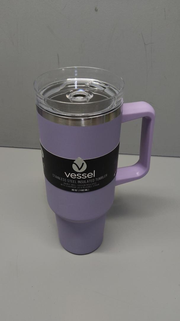 Vessel Stainless Steel Insulated Tumbler with Handle, 40 oz. (Missing straw)