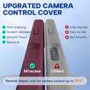 Miracase Magnetic for iPhone 17 Pro Case, Compatible with MagSafe, Integrated Silicone Camera Control Cover, 3.0mm Thicken Shockproof Drop Protection Phone Case for 17 Pro,Wine Red