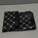 Electric Stove Top Cover Protector - Upgraded Glass Flat Top Stove Mat 28 x 20 inch Oven Induction Cooktop Mat for Ceramic RV Countertop Heat-Resistant Dish Drying - Black