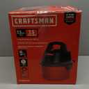 CRAFTSMAN CMXEVBE17250 2.5 Gallon 2.5 Peak HP Wet Dry Vac, Portable Shop Vacuum Wet and Dry with Filter Bag, Hose and Attachments for Cleaning in The Home