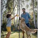 Sunolga 62 x 81 Inch Magnetic Screen Door, Fits Doors Size 60 x 80 Inch, Reinforced Polyester Screen Door Mesh with Full Frame Hook & Loop, Door Screen Magnetic Closure for Hands-Free