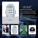 LECART 6 Pcs Motorcycle Lights with Remote Wireless Led Anti-Collision Light 7 Colors USB Rechargeable High Brightness Aircraft Strobe Drone Lights