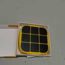 Tic-Tac-Toe Bolt Game, 4-in-1 Handheld Puzzle Games Console, Electronic Tic-Tac-Toe Game for Educational and Memory Growth, Portable Travel Games for Car Ride, Board Games for Kids and Adults (Yellow)