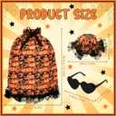 SelfTek Goose Outfit for 23" Cement Lawn Porch Goose - Goose Costume for 23" Lawn Goose Statue with Sunglasses, Porch Goose Clothes for Yard Lawn Garden Decor