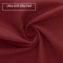 Nestl Soft Pillow Shams Set of 2 - Double Brushed Microfiber Pillow Covers - Hotel Style Premium Bed Pillow Cases, with 1.5” Decorative Flange, Standard 20"x26" - Burgundy
