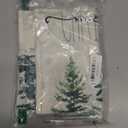 CROWNED BEAUTY Christmas House Flag 28x40 Inch Double Sided Large Burlap for Outside Welcome Pine Trees Holiday Yard Flag CF1105-40