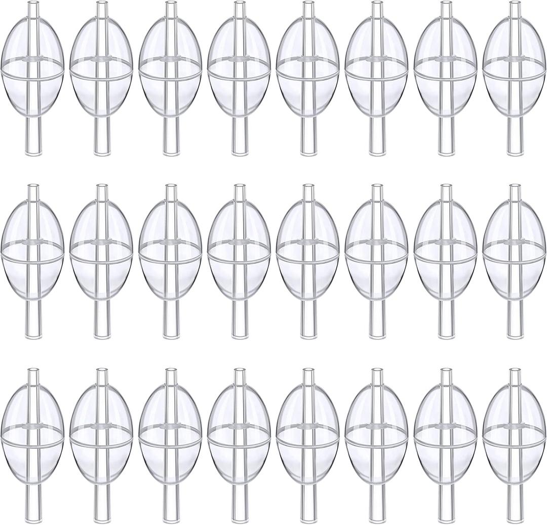 50 Pieces Fishing Slip Cast Spin Floats Fishing Casting Bobbers Spin Float Slip Cast Spin Float Tackle Accessories (Small)