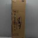 7.5FT Pre-lit Pencil Christmas Tree Spruce with Remote Control, 350 Warm White Multi-Color Lights, Artificial Hinged/Slim/Skinny/Feel Real/Realistic for Home, Holiday Decoration Dual Color LED (Green)