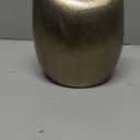 Owl Figurine MCM Paperweight 6" Gold Tone Metal