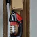 MZK 20V MAX 23-inch Cordless Pole Hedge Trimmer Attachment, 8-Feet Reach, Electric Hedge Trimmer with Extension Pole, Multi-Angle (Two Batteries and Charger Included)(RED Black)