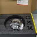 PROOX 3 Handle Tub Shower Faucet Set, 9-Setting Rainfall Shower Head with Tub and Shower Trim Kit with Rough-in Valve, Polished Chrome Bathtub Shower Faucets, Wall Mounted Bathroom Rain Shower System