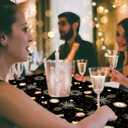 Fancy Land 2026 Happy New Year Tablecloths 3 Pack New Years Eve Party Decoration NYE Disposable Plastic Tablecloths 54 x 108 Holiday Party Table Cover Decoration