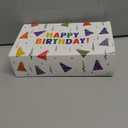 Happy Birthday Surprise Gift Box Explosion for Money - DIY Pop Out Folding Bounce Explosion Gift Box with Confetti - Birthday Money Bank - Cash Gift Idea for Women Men Kids (White)