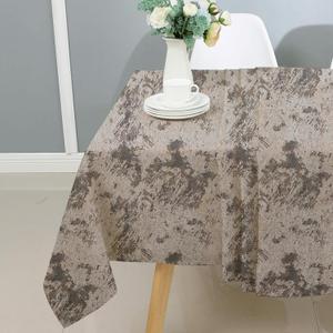 Majestic Giftware Jacquard Tablecloths for Rectangle Tables (TARPW-5472) | Aruba - Pewter Elegant Design Dining Table Cover | Decorative Soft & Washable Tablecloth for Home, Kitchen & Dining (54X72)