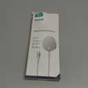 ESR for MagSafe Charger 15W Wireless Charger for iPhone 17/16/15/14/13/12 Apple Magnetic Charging Pad for AirPods 4/3/Pro/Pro 2 Galaxy S25 Series with Dual USB C Ports White (Silver)