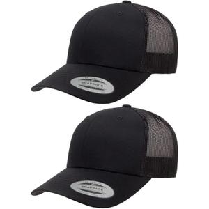 Yupoong Yp Classics Retro Trucker Cap (Black)