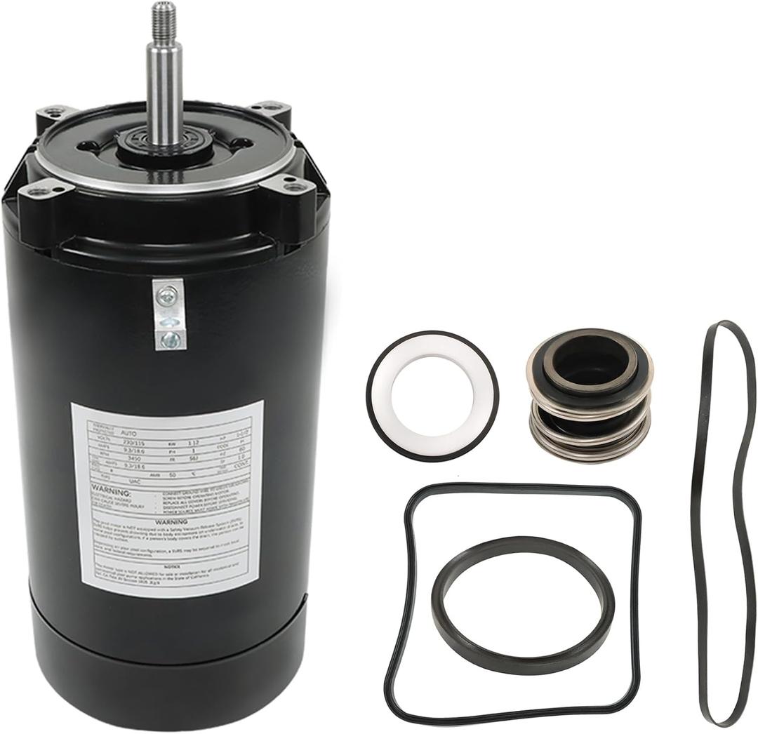 UST1152 Swimming Pool Pump Motor, 1.5HP Pool Pump Motor Replacement for Super Pump SP2610X15/A.O. Smith Electric Motor