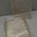 2 Pcs Gold Wire Baskets for Organizing - Small Gold Storage Basket & Decor Metal Basket, 9.6x6.5x2.7in Farmhouse Iron Desktop Organizer for Bathroom/Office/Home