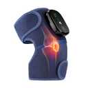 2PCS Cordless Knee Massager with Heat and Vibration, Knee Heating Pads for Arthritis, Heated Knee Brace for Women Men