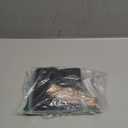 Ziciner Genuine Leather Steering Wheel Cover, Stitch on Wrap, Breathable Anti-Slip Car Steering Wheel Protector for Max Diameter 15 Inch, DIY Sewing with Needles Thread (Black, Middle Hole)