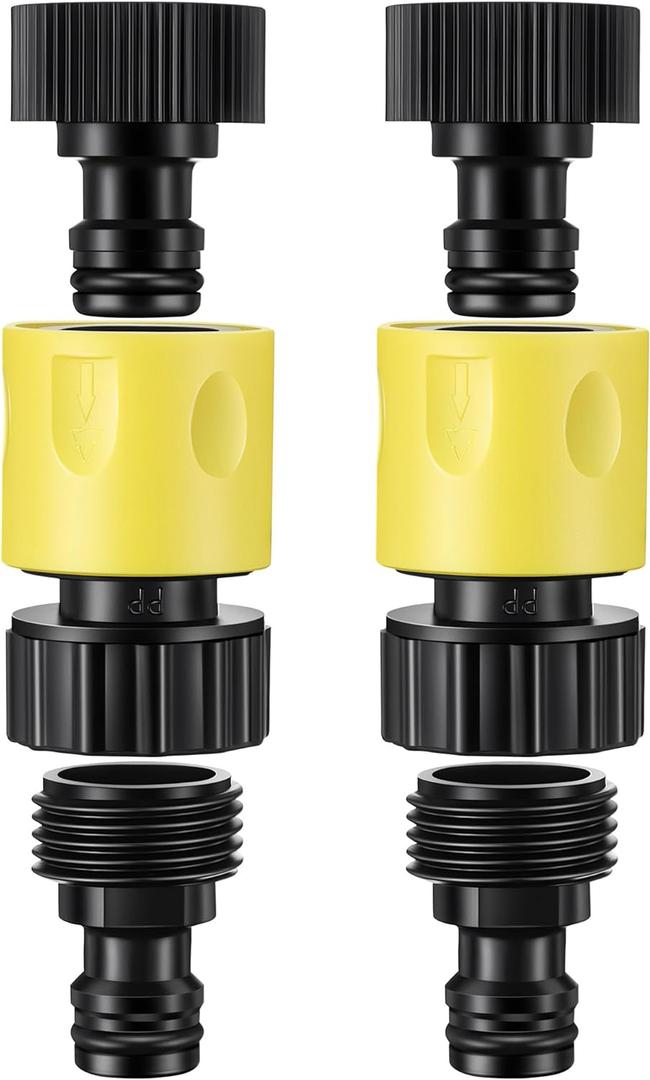 Pressure Washer Hose Adapter Kit Compatible with Karcher K1K5 & G220G4000 Series, Quick Connect Garden Water Hose Adapter Fitting for Pressure Washers