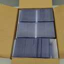 600 Card Sleeves Top Loaders for Cards, 3" x 4" Hard Plastic Toploaders, Baseball Card Protectors, Trading Card Holder for Football Sports Cards (300 Toploaders + 300 Penny Sleeves)