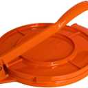 Infuse Aluminum Tortilla Press 8-Inch, Orange