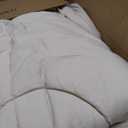 Bedsure Comforter King Size - King Comforter for All Season, Ultra-Soft Quilted Down Alternative Comforters Prewashed Duvet Insert, Blanket for Bed with 4 Tabs, Machine Washabl, Linen, 90x102 in