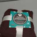 PetAmi Waterproof Dog Blanket for Small Medium Dogs, Calming Fleece Cat Blanket, Couch Protector Washable Sherpa Faux Fur Pet Throw for Puppy, Soft Reversible 29x40 Tie-Dye Brown