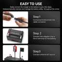 Foval Automatic Trickle Battery Charger 12V 1000mA Smart Battery Charger (1A)