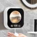 Automatic Soap Dispenser, 320ML Touchless Smart Hand Soap Dispenser, 5 Adjustable Soap Levels, Rechargeable Wall Mounted Electric Foam Soap Dispenser for Bathroom Kitchen Office (White)