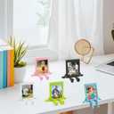 Mini Picture Frames, Cute 3 Pack Small Photo Frames Table Top 2x3 Wallet Size Picture Frame for Instax Mini 12/11/99/40/9/8/7+/SE/EVO Instant Photo Display