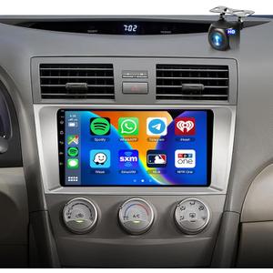Car Stereo for Toyota Camry 2006-2011  --[8Core 4+64G],9 Inch IPS Android Wireless CarPlay Android Auto,GPS,FM,SWC,Bluetooth5.0,Backup Camera,32EQ DSP for Toyota Camry 2011 Radio