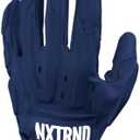 Nxtrnd G3 Pro Padded Football Gloves, Sticky Padded Receiver & Lineman Gloves, XL