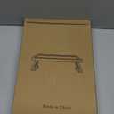 Xchouxer Sofa Armrest Clip Table, TV Snack Tray, Handy Remote Controls/Drinks/Phone Holder (Cherry)